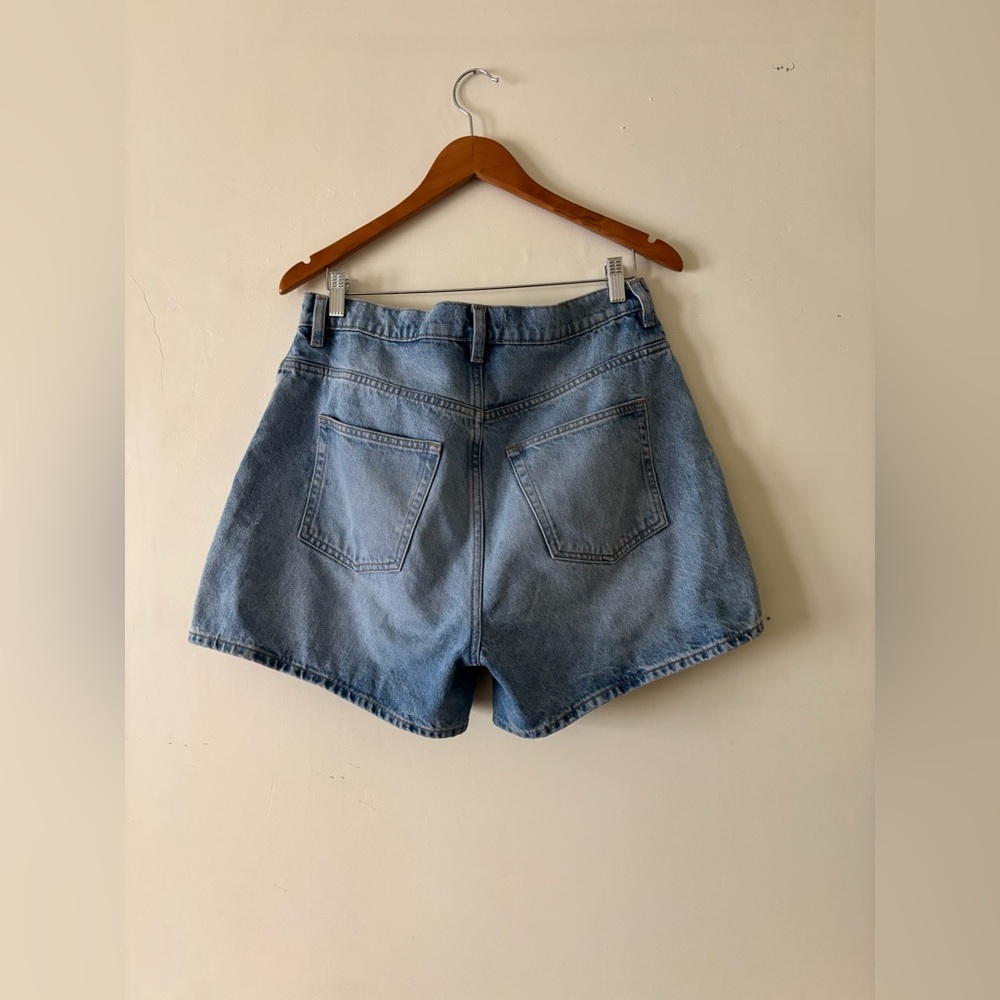 & Other Stories denim highwaist shorts